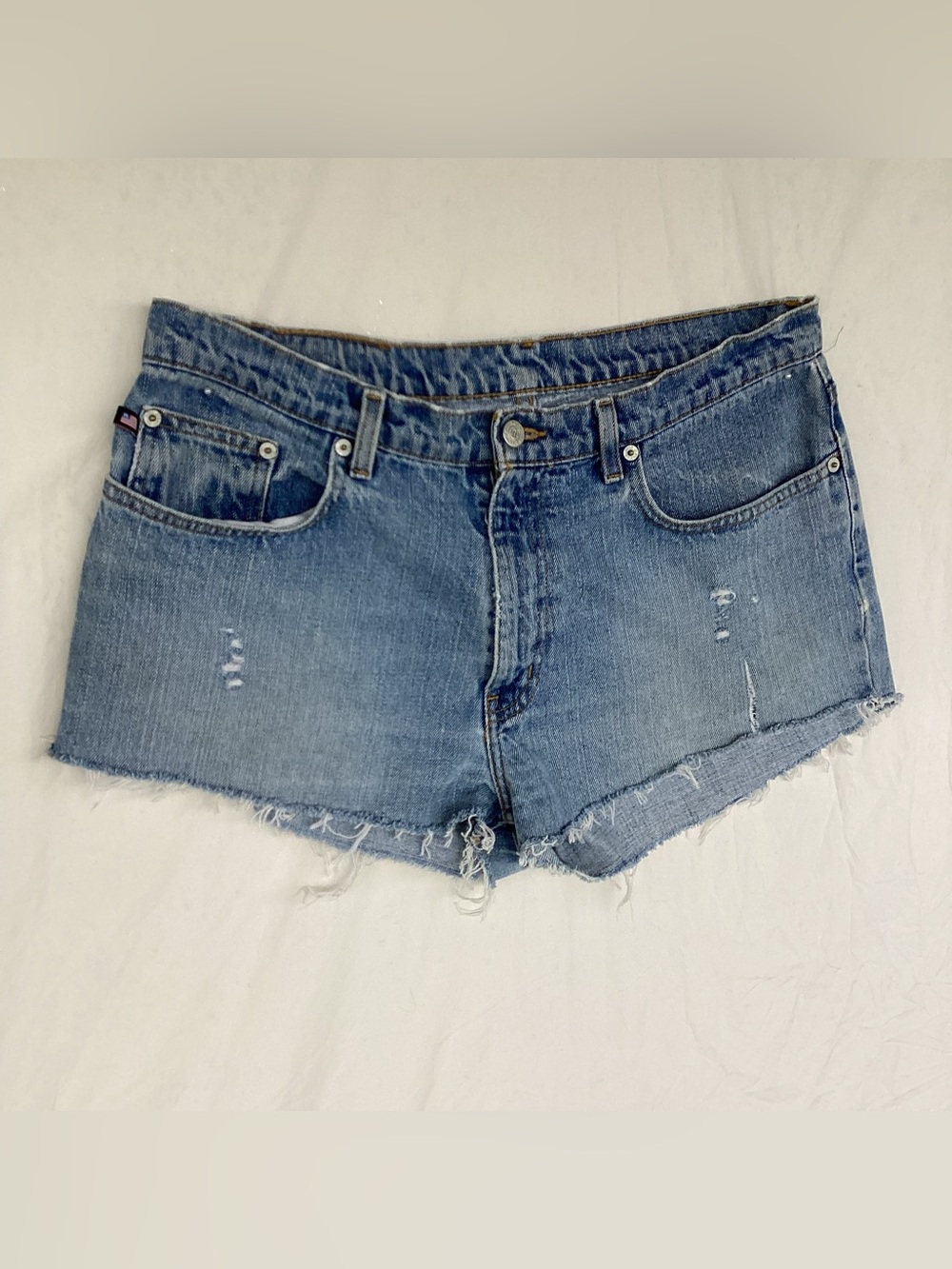 Polo jeans Ralph Lauren cut off Jean shorts booty shorts size 12